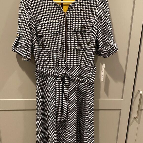 NWT Dress! Houndstooth print. - Picture 7 of 13